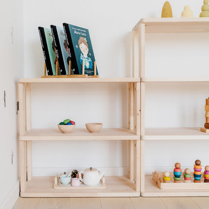 Modular Montessori Shelf Straight Mini - 2 Shelves