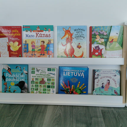 Modular Montessori Bookshelf - 2 Shelves