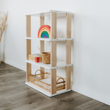 Modular Montessori Shelf Straight Mini - 4 Shelves