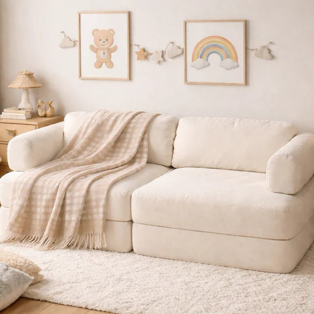 Modular Play Sofa for Children - Beige