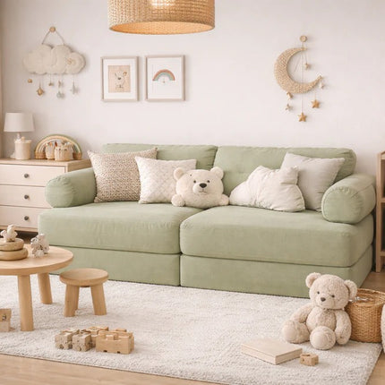 Modular Play Sofa for Children - Green