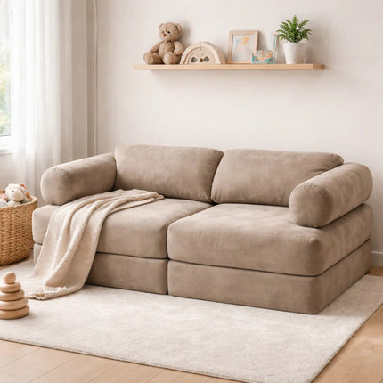 Modular Play Sofa for Children - Taupe