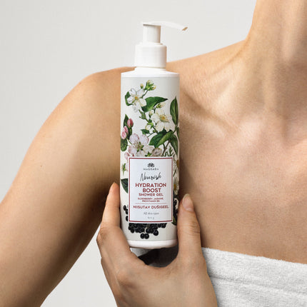 Moisturizing Shower Gel With Elderberry And Jasmine, 250 ml