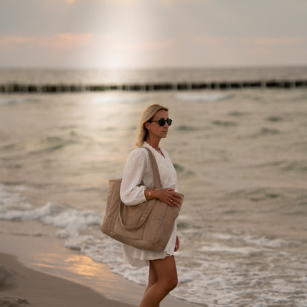 Mom / Weekender Bag - Latte