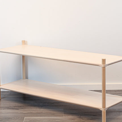 Montessori-Inspired Wooden Shelving Unit Large, 2 Shelves