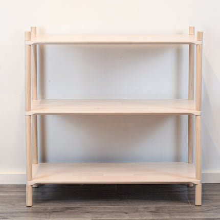 Montessori-Inspired Wooden Shelving Unit Medium, 3 Shelves