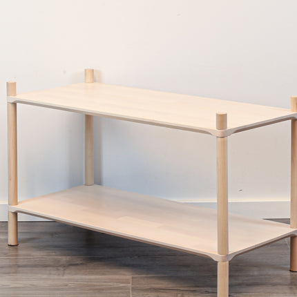 Montessori-Inspired Wooden Shelving Unit Medium, 2 Shelves