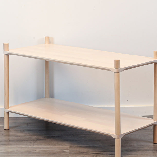 Montessori-Inspired Wooden Shelving Unit Medium, 2 Shelves