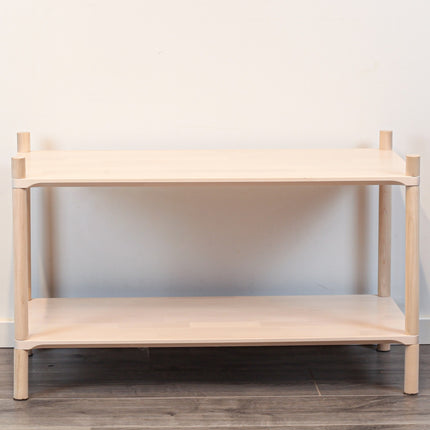 Montessori-Inspired Wooden Shelving Unit Medium, 2 Shelves