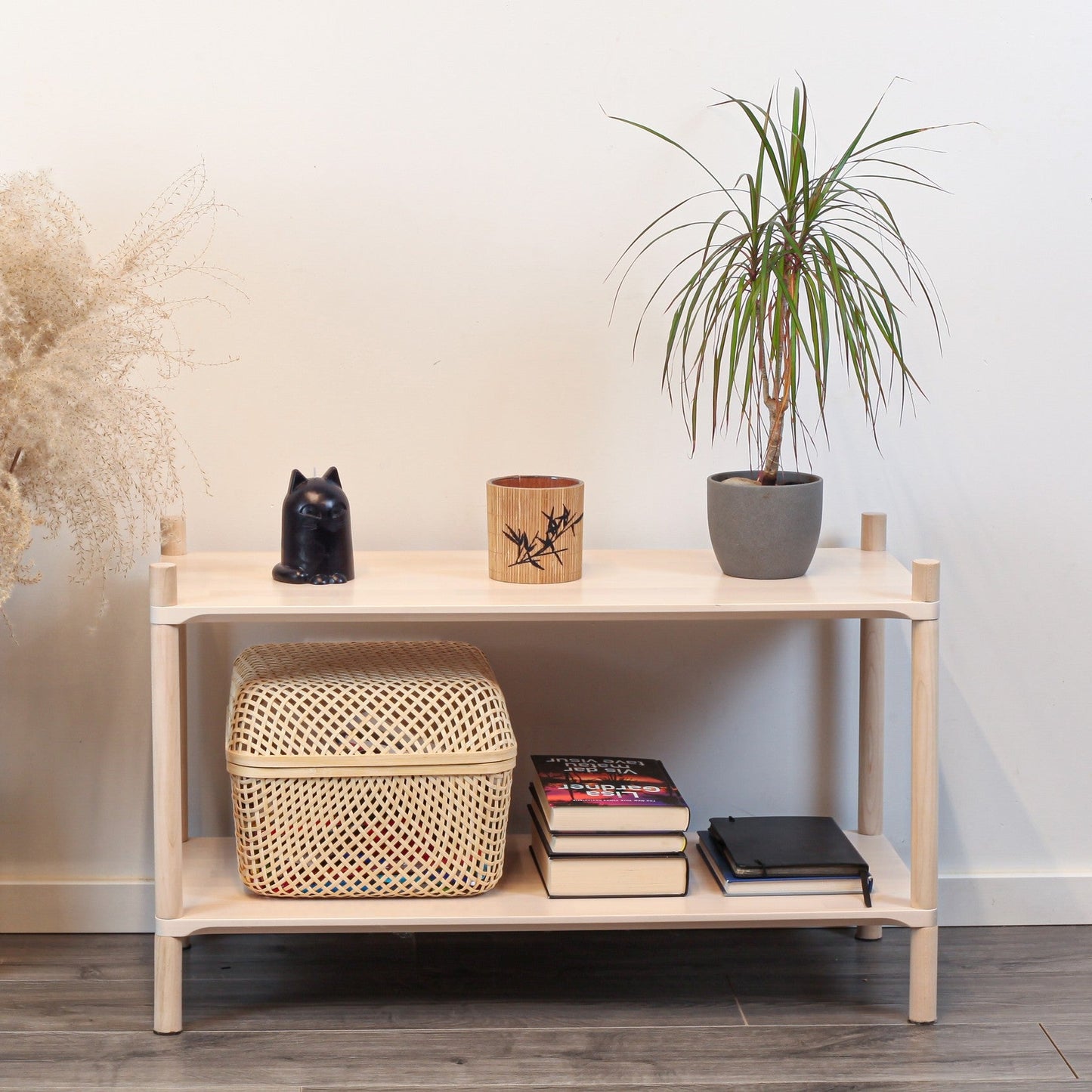 Montessori-Inspired Wooden Shelving Unit Medium, 2 Shelves