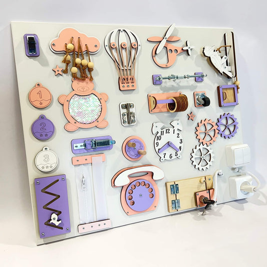 Montessori Marvel busy board (50×60 cm)