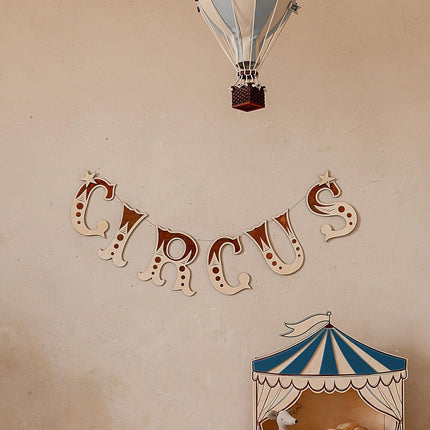 Wooden Wall Garland CIRCUS