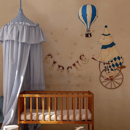 Wooden Wall Garland CIRCUS