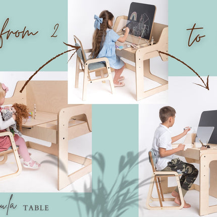 Multisensory Art Table/Desk Luula