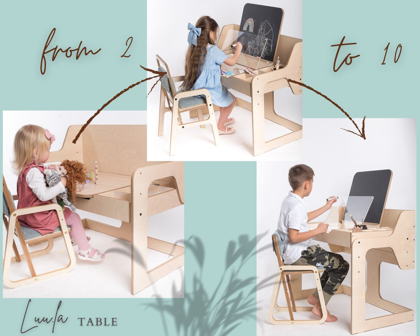 Multisensory Art Table/Desk Luula