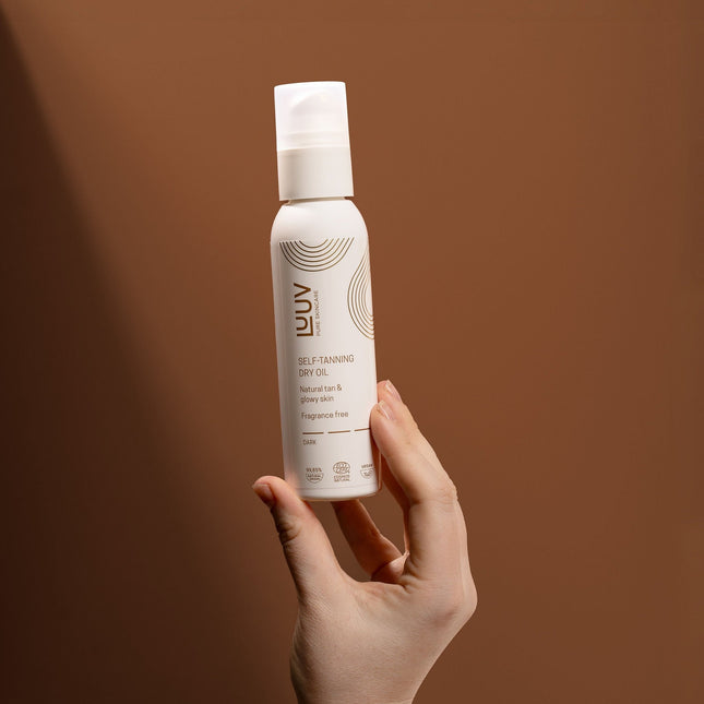 Natural Self Tanning Dry Oil Dark COSMOS, 150ml