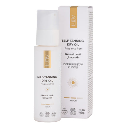 Natural Self Tanning Dry Oil Medium COSMOS, 100ml