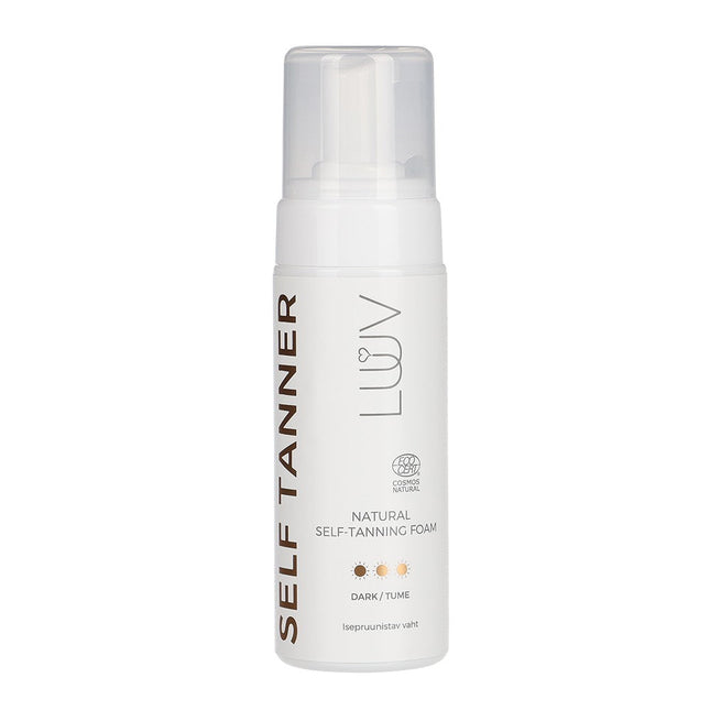 Natural Self Tanning Foam Dark COSMOS, 150ml