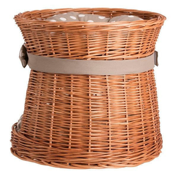 Natural Wicker Cat House Rosie With Cushions 