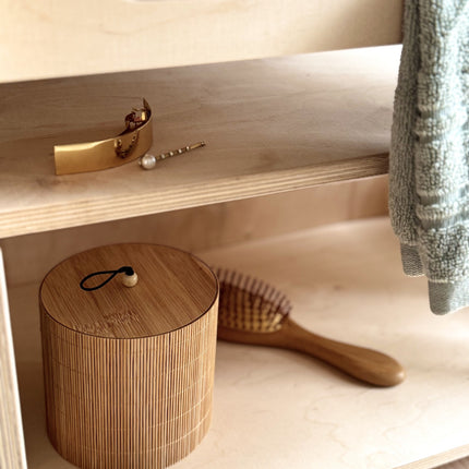 Montessori Wooden Washbasin With Storage for Kids - Small