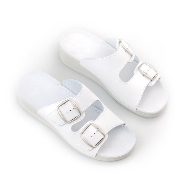 Anne Healed Sandals - White - LoveStyle World
