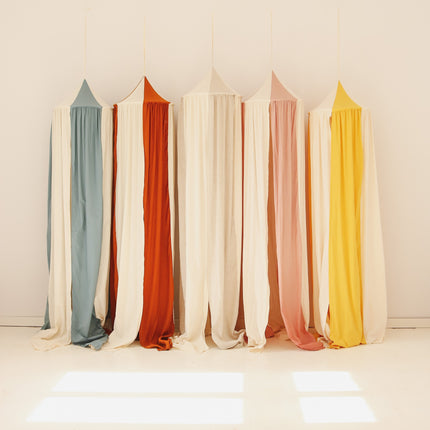 Organic Cotton and Linen Canopy - Cream Circus