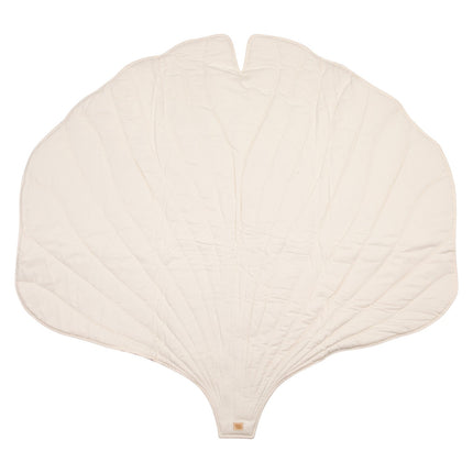 Organic Cotton and Velvet Ginkgo Leaf Playmat - Yellow