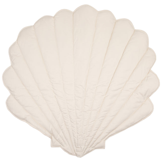 Organic Cotton and Linen Shell Playmat - Sand - LoveStyle World