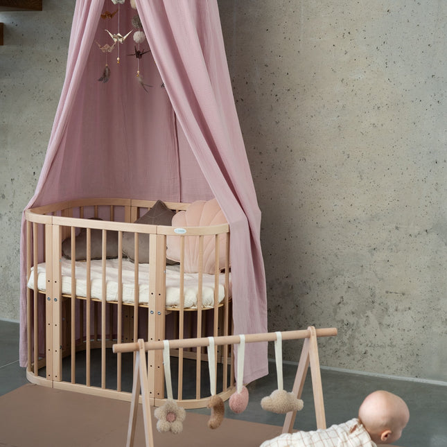 Organic Cotton Canopy - Baby Pink