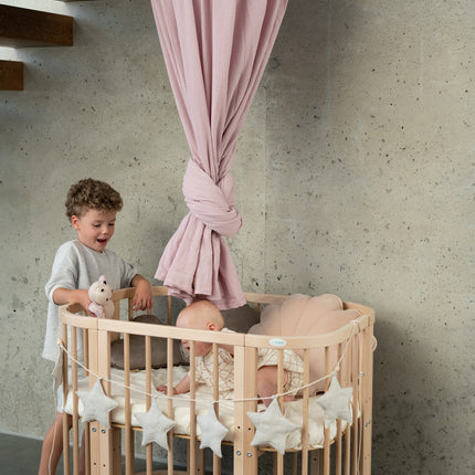 Organic Cotton Canopy - Baby Pink