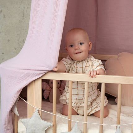 Organic Cotton Canopy - Baby Pink