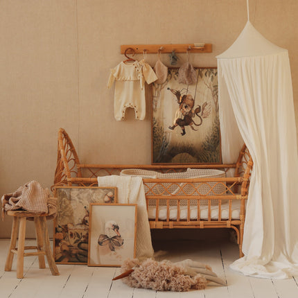Organic Cotton Canopy - Cream Cotton