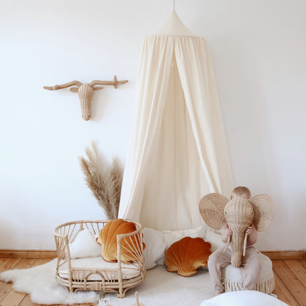Organic Cotton Canopy - Raw Cotton