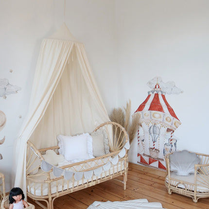 Organic Cotton Canopy - Raw Cotton