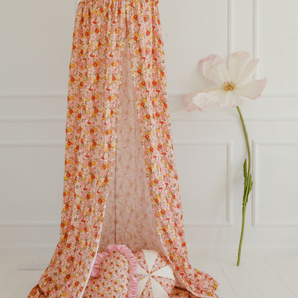 Organic Cotton Canopy - Spring Garden