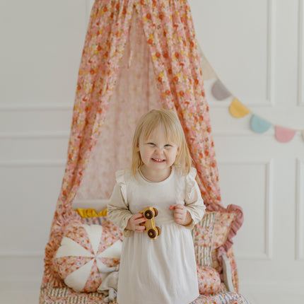 Organic Cotton Canopy - Spring Garden