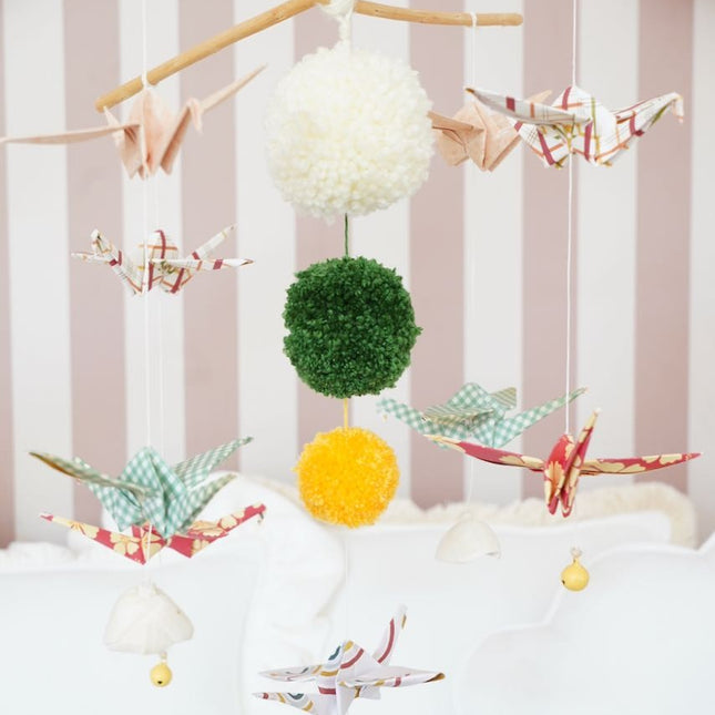 Origami Nursery Mobile - Vintage Vibe