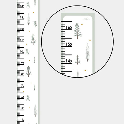 Paper Growth Chart For Kids - Fir Trees
