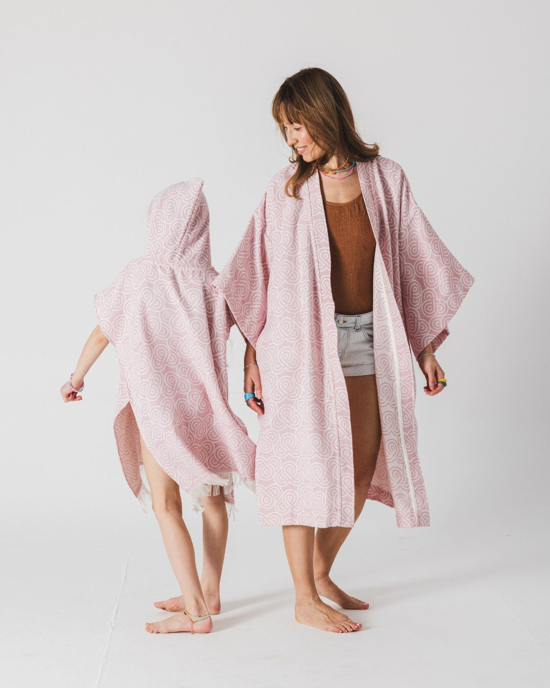 Bamboo Kimono for Women - Rose
