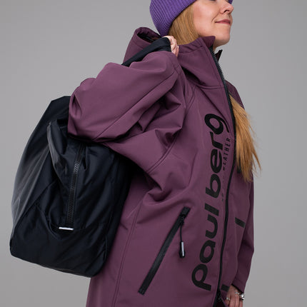 Paul Light Outdoor Robe - Aubergine