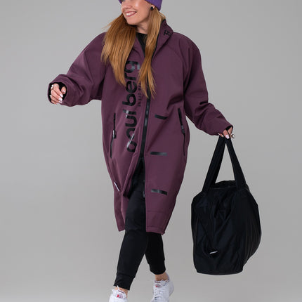 Paul Light Outdoor Robe - Aubergine