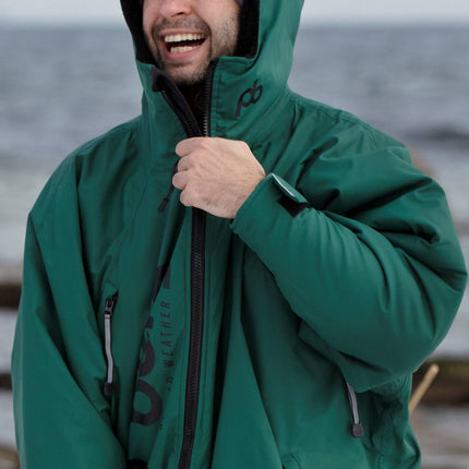 Paul Nordic Changing Robe - Dark Green