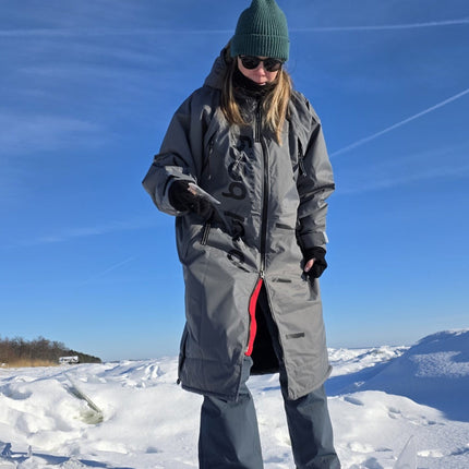 Paul Nordic Changing Robe - Steel Grey