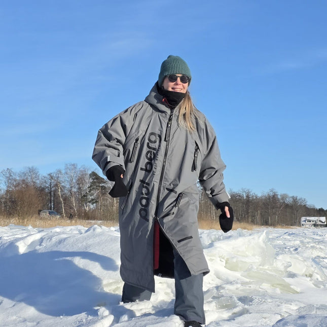 Paul Nordic Changing Robe - Steel Grey