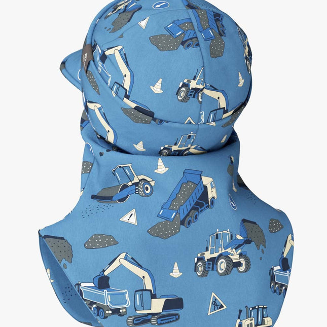 Peaked Spring-Fall Balaclava For Kids BENT - Roadbuild Day