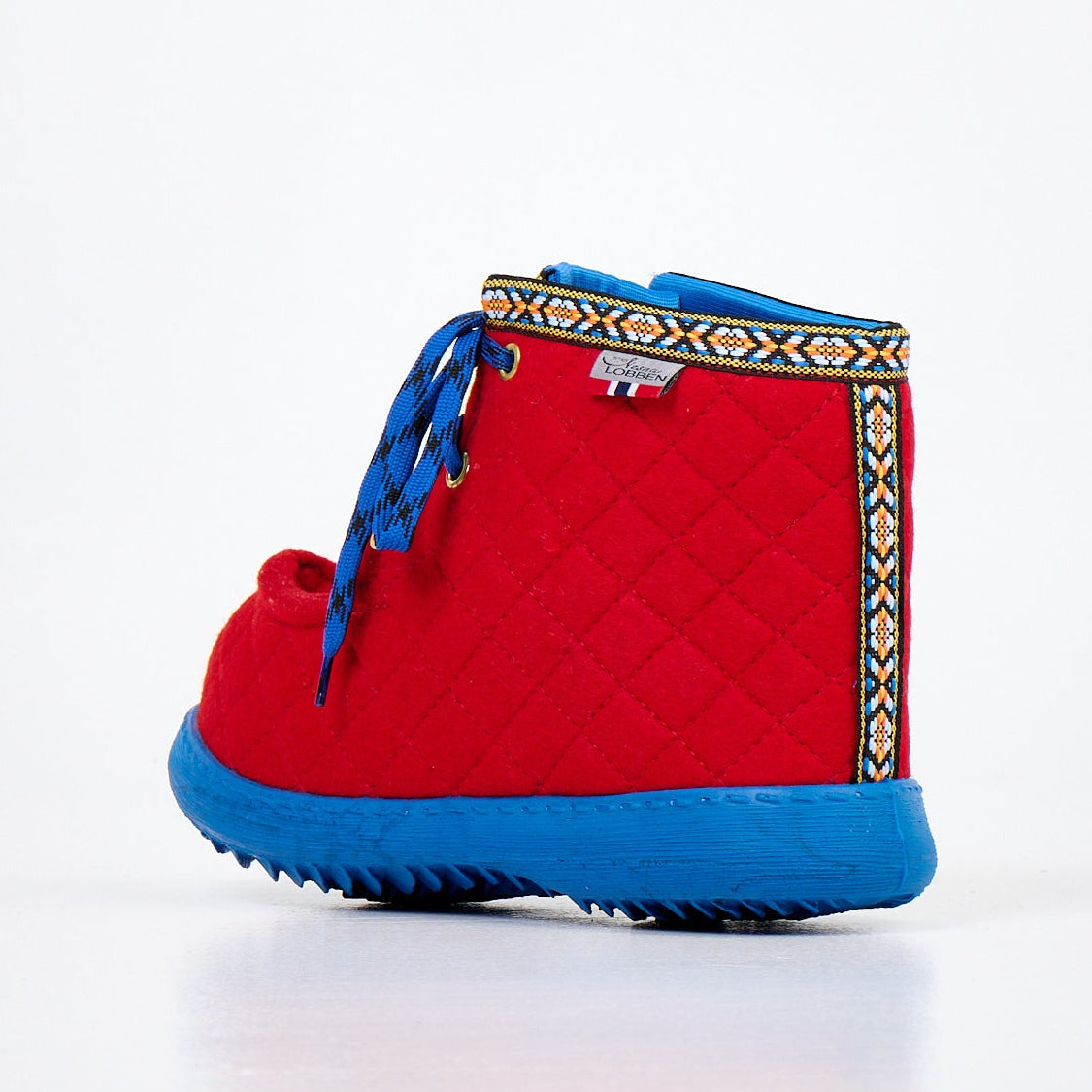 Nesna Lobben Felt Boots - Red