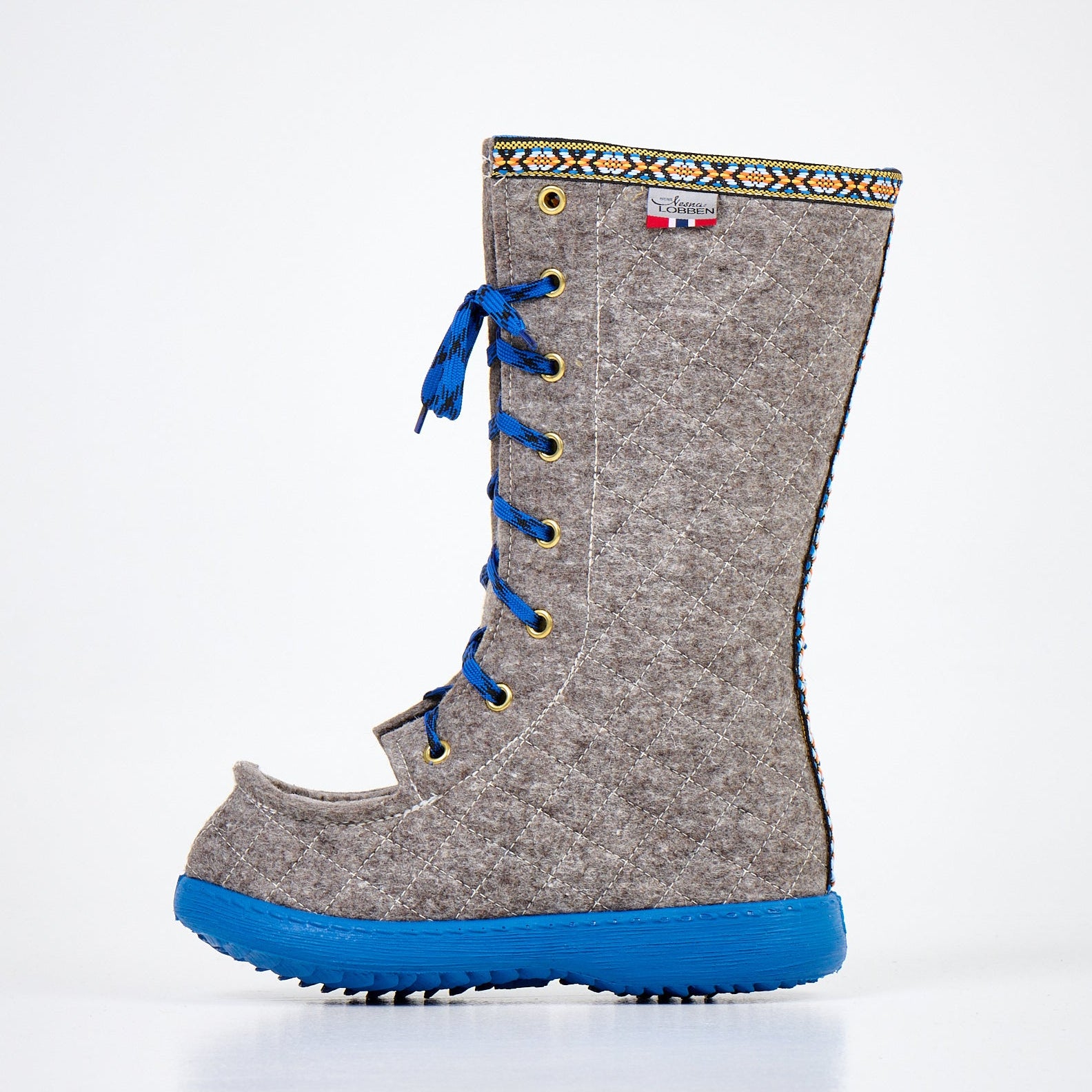 Polar Lobben Felt Boots - Grey