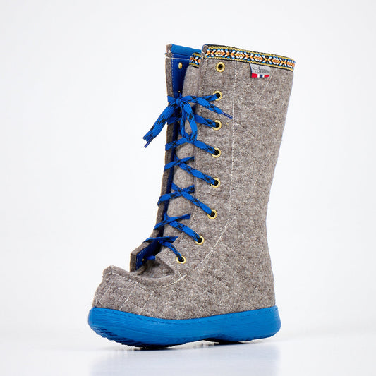 Polar Lobben Felt Boots - Grey