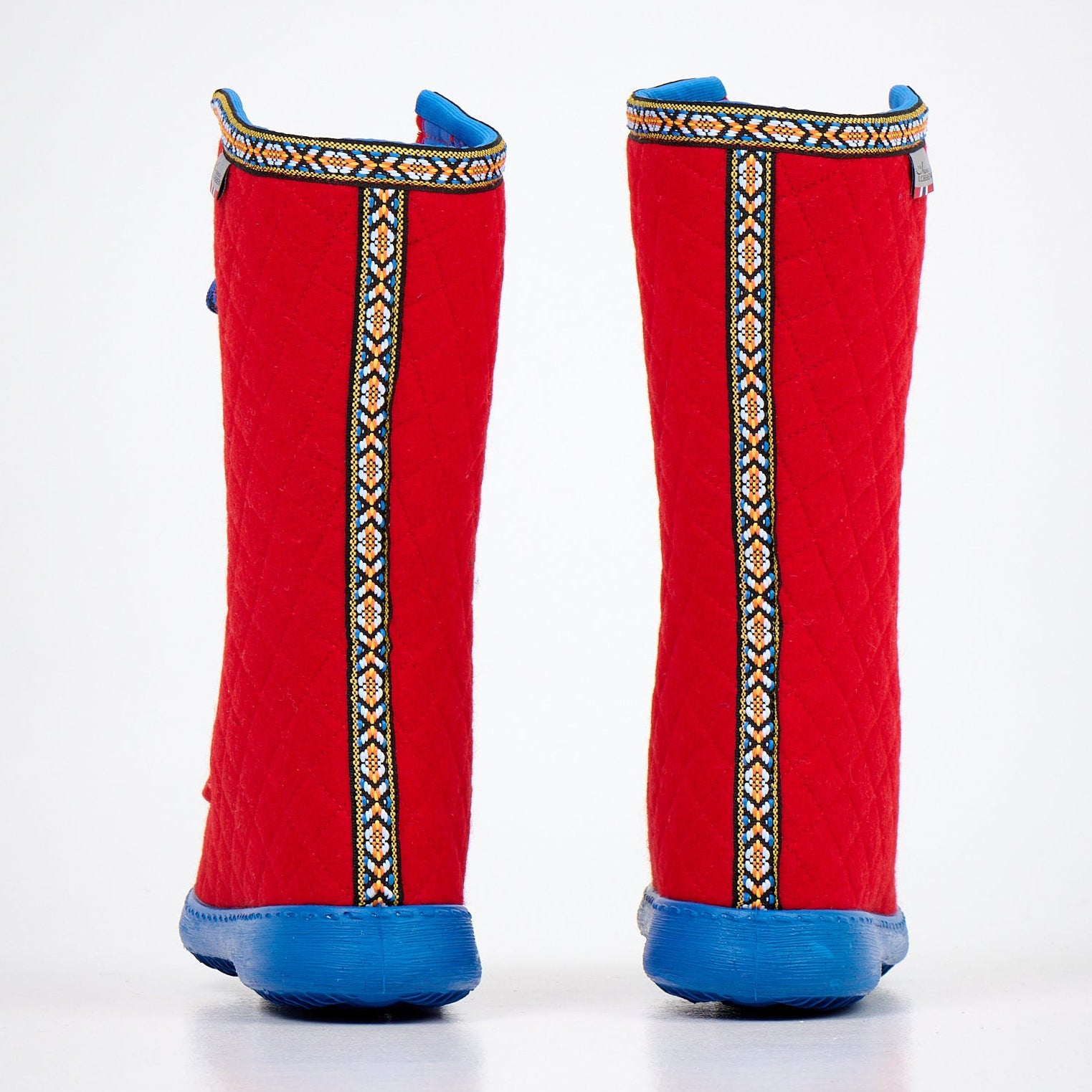 Polar Lobben Felt Boots - Red