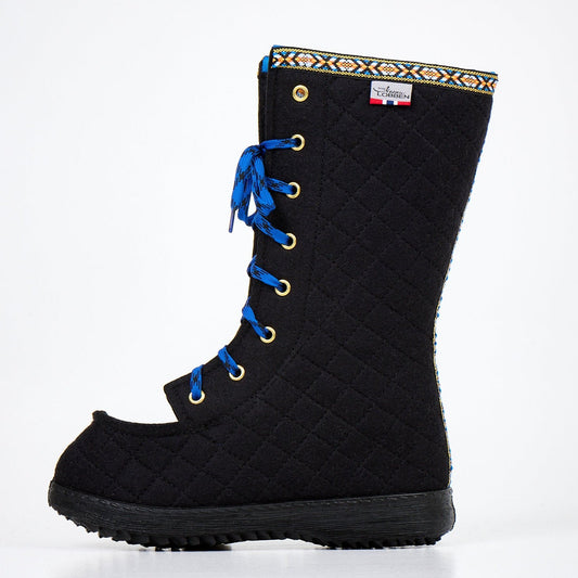 Polar Lobben Felt Boots - Black
